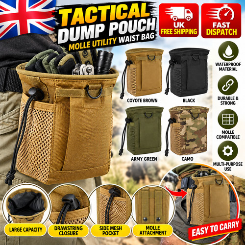 Tactical dump pouch molle - tactical,