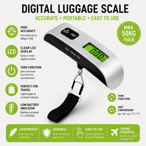 50kg digital luggage scale - digital,