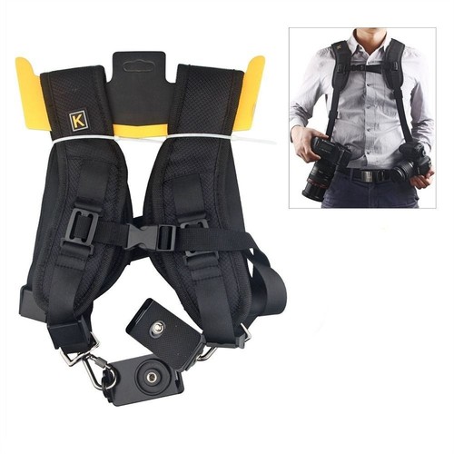Double dual camera shoulder - camera,