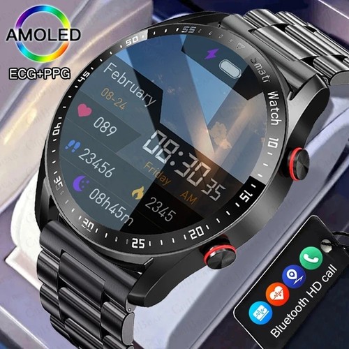 Smart watch men - smart, ecg+ppg