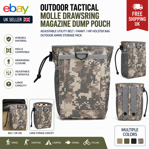 Tactical dump pouch molle - dump,