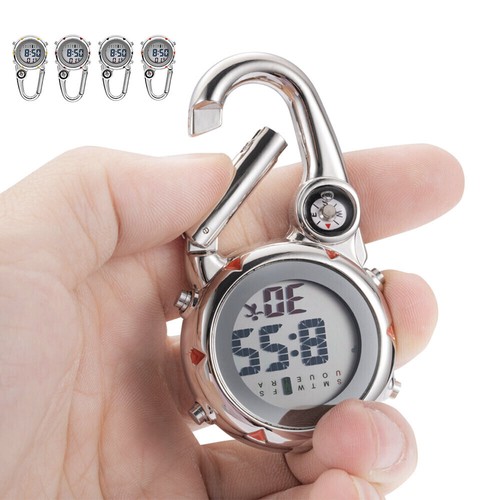 Luminous carabiner fob watch - carabiner,